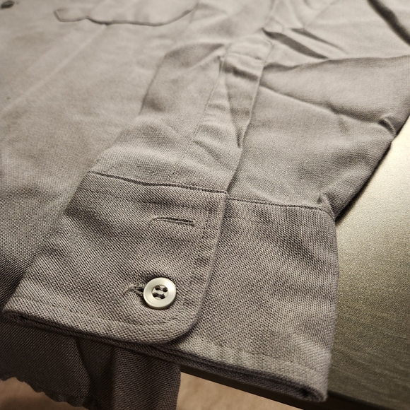 True Vintage U.S Flying Cross Uniform Shirt All Weather Deluxe Tropical Gray - Picture 3 of 5